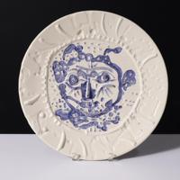 Pablo Picasso VISAGE DE FAUNE TOURMENTE Platter, Madoura (A.R. 319) - Sold for $14,080 on 11-15-2025 (Lot 134).jpg